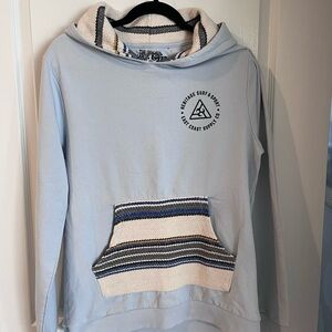 The Original Senor Lopez Eco Hoodie in Light Blue Size L
